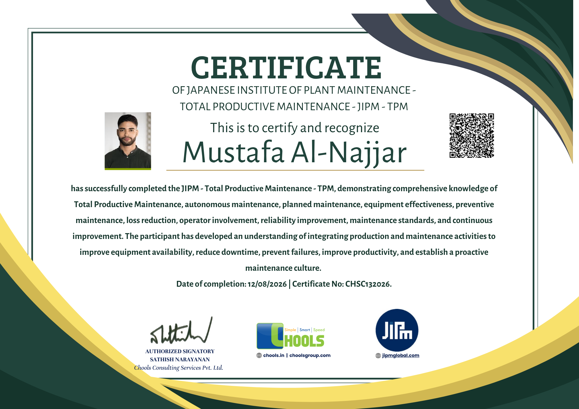Emerging Business Program Certificate